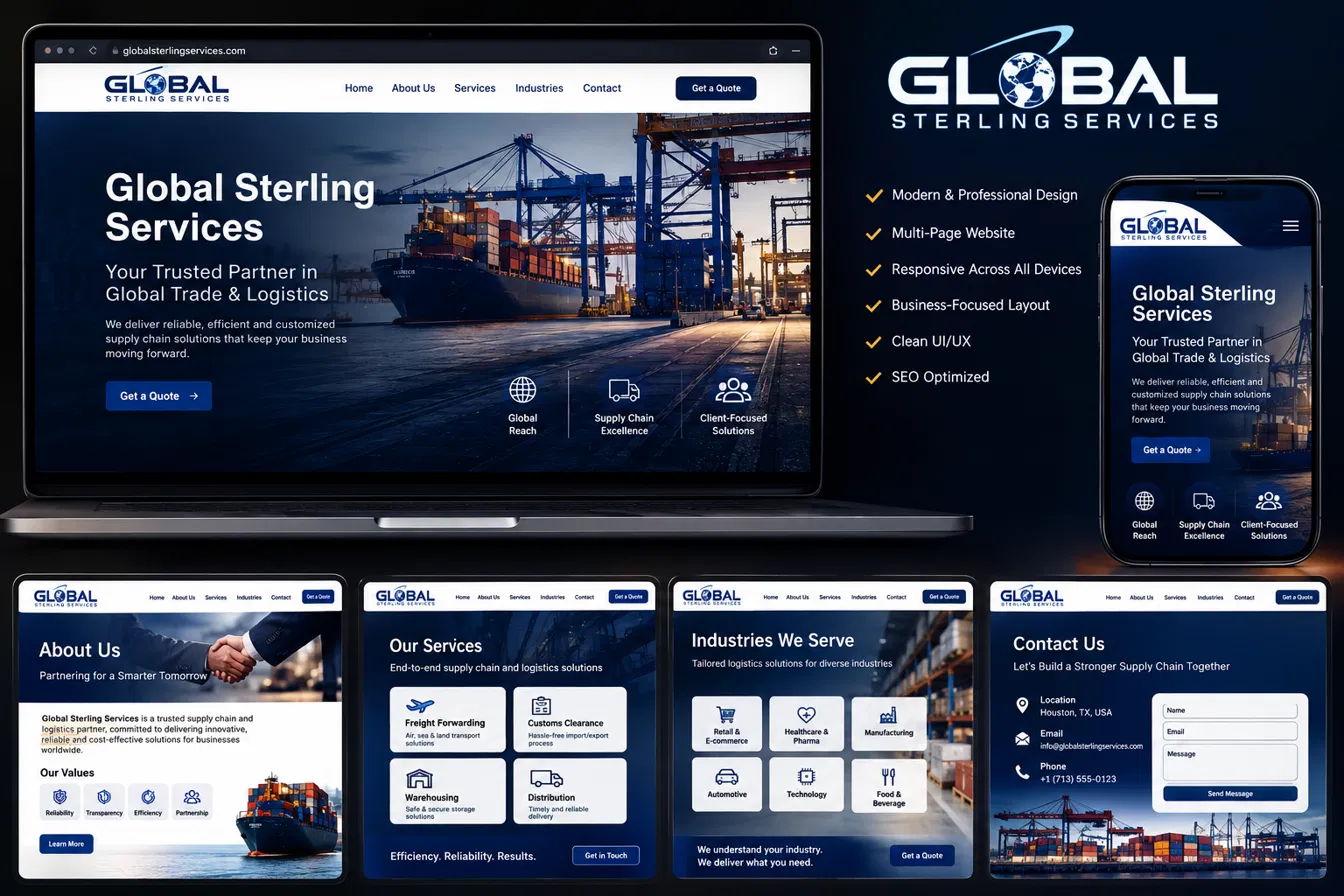Global Sterling Services website